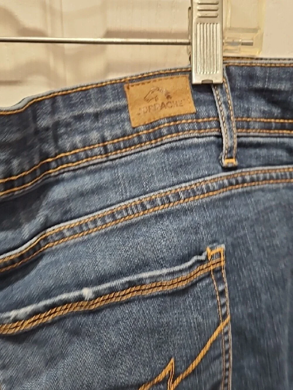 Jordache Dark Blue Boyfriend Jeans with Subtle Distress